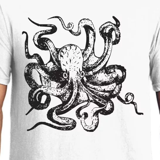 Octopus Kraken Men Women BoyGirl Tees Pajama Set