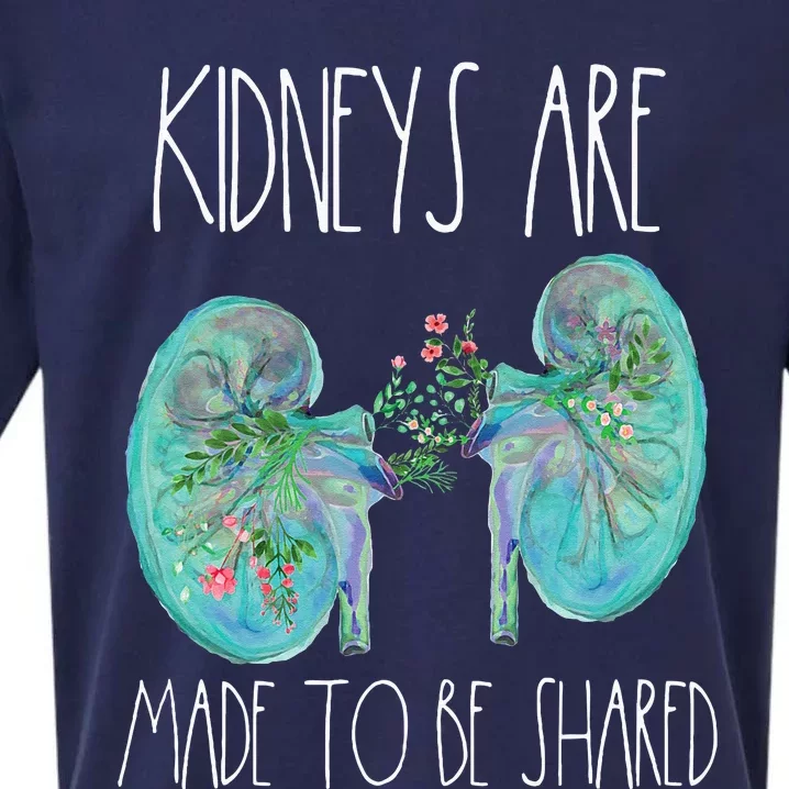 One Kidney Transplant Donor Kidney Surgery Shared Kidneys Sueded Cloud Jersey T-Shirt