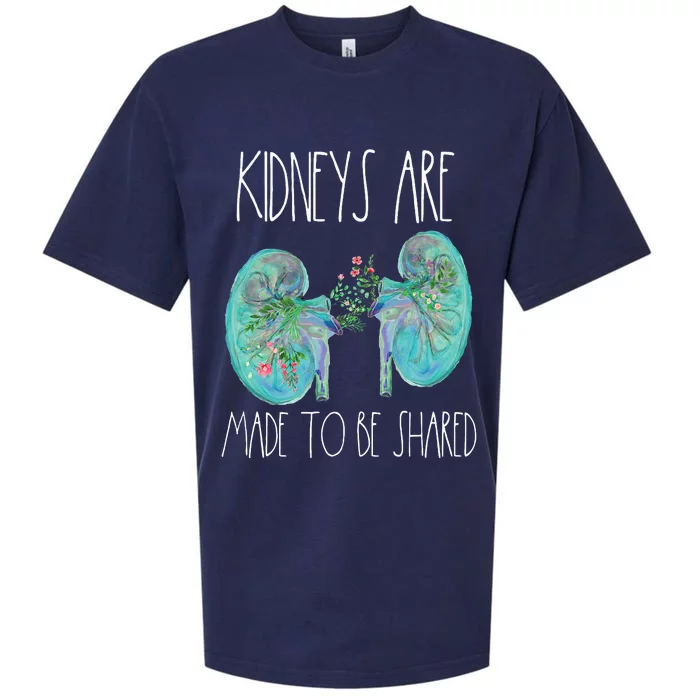 One Kidney Transplant Donor Kidney Surgery Shared Kidneys Sueded Cloud Jersey T-Shirt