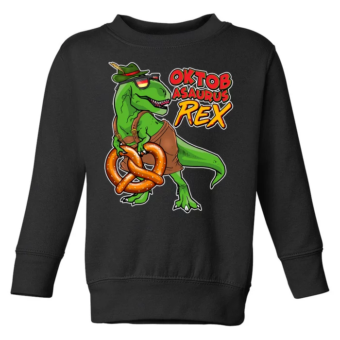 Oktob-Asaurus Rex Toddler Sweatshirt