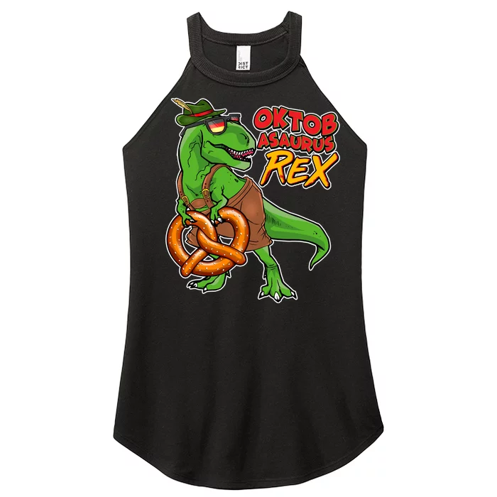 Oktob-Asaurus Rex Women’s Perfect Tri Rocker Tank