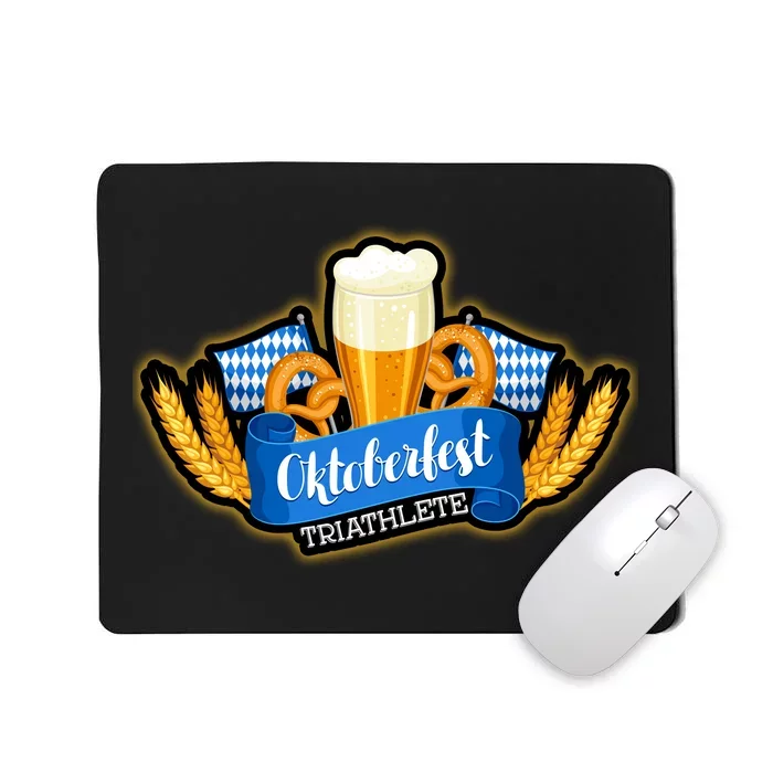 Oktober Fest Triathlete Mousepad