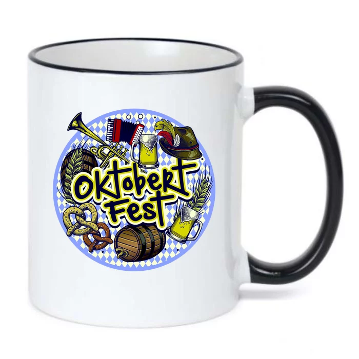 Oktoberfest Black Color Changing Mug