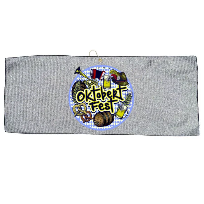 Oktoberfest Large Microfiber Waffle Golf Towel