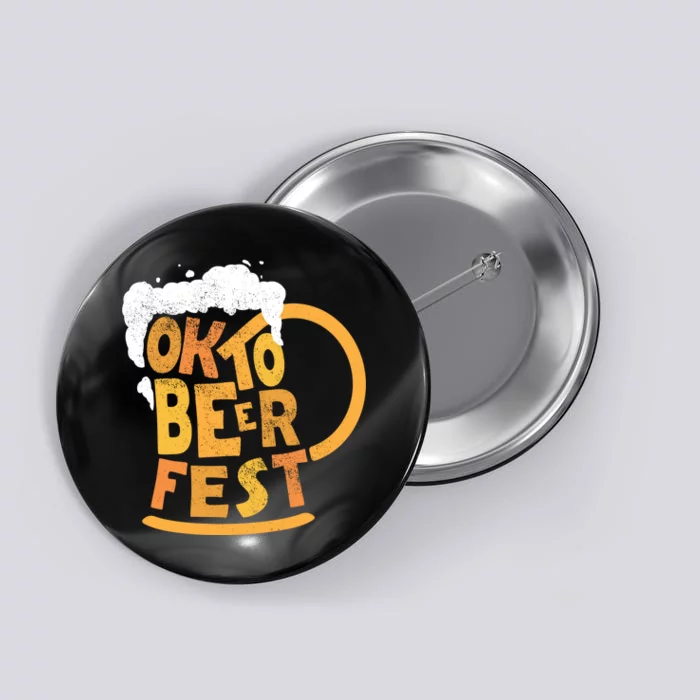 Oktoberfest Beer Fest Logo Button