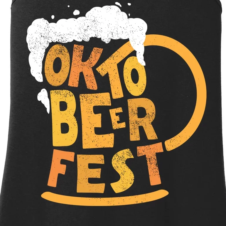 Oktoberfest Beer Fest Logo Ladies Essential Tank