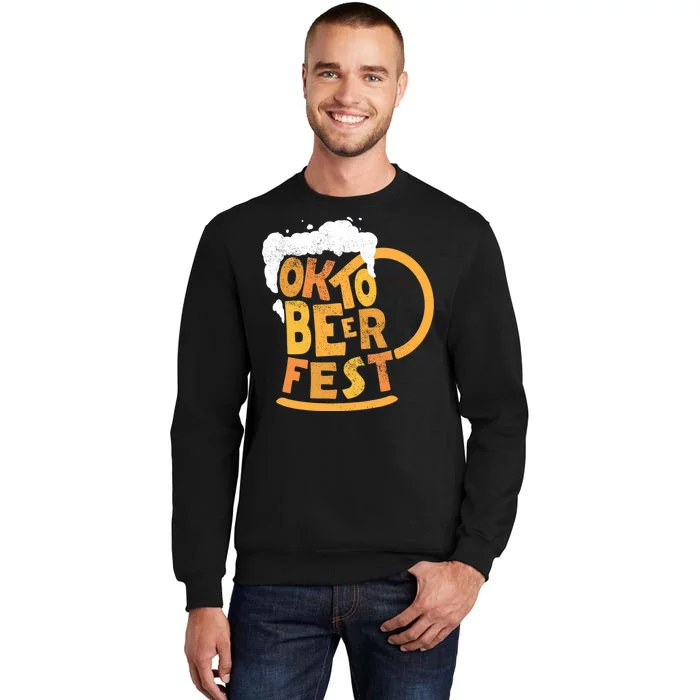 Oktoberfest Beer Fest Logo Tall Sweatshirt