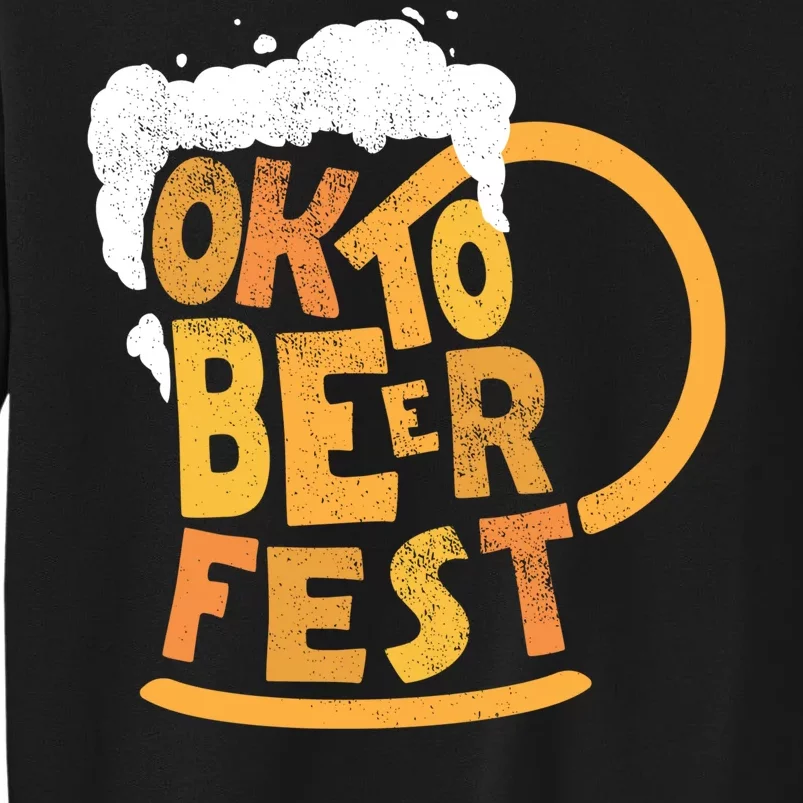 Oktoberfest Beer Fest Logo Tall Sweatshirt