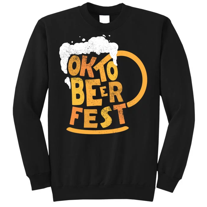 Oktoberfest Beer Fest Logo Tall Sweatshirt