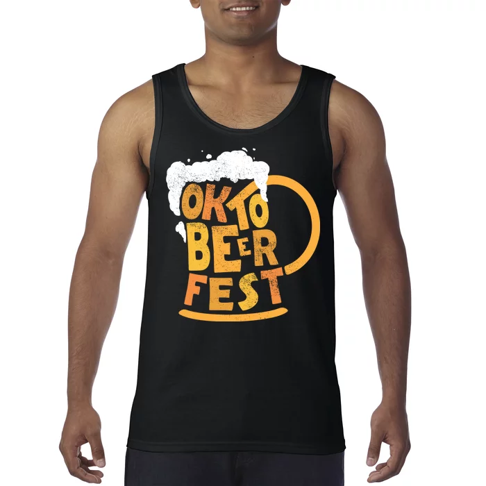 Oktoberfest Beer Fest Logo Tank Top