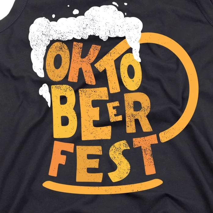 Oktoberfest Beer Fest Logo Tank Top