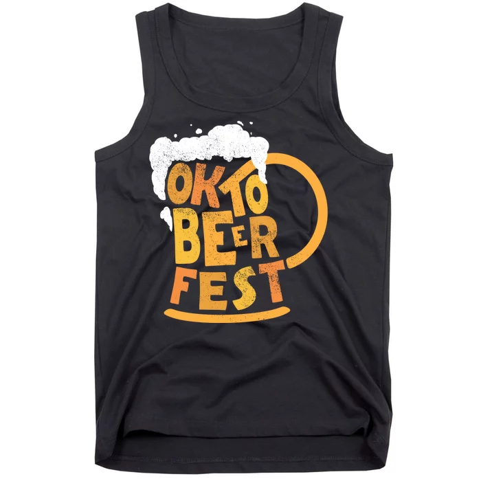 Oktoberfest Beer Fest Logo Tank Top