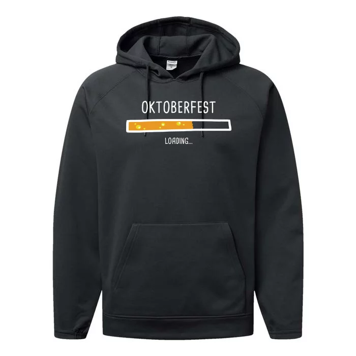 Oktoberfest Beer Loading Performance Fleece Hoodie