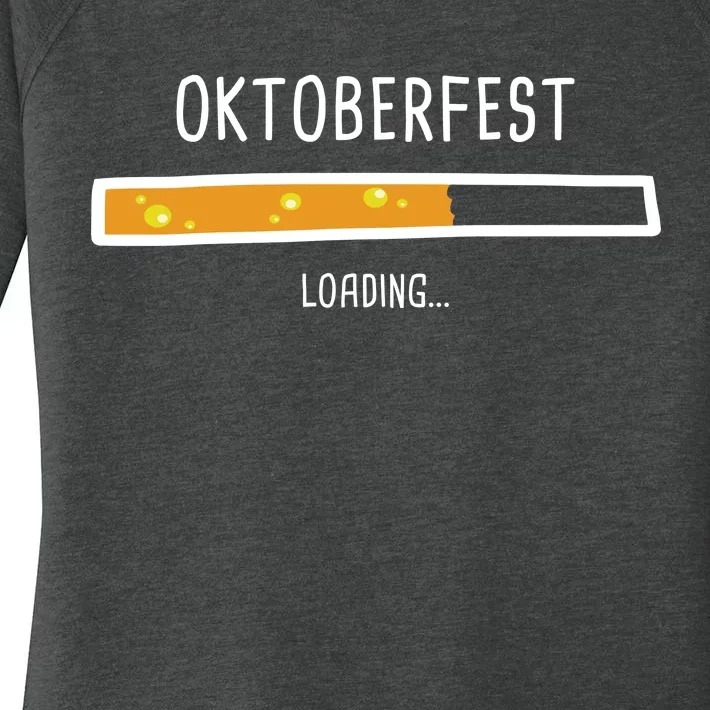 Oktoberfest Beer Loading Women's Perfect Tri Tunic Long Sleeve Shirt