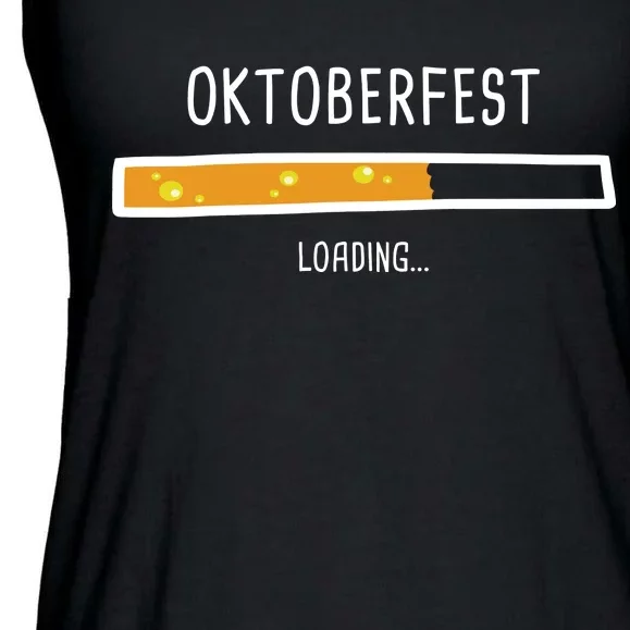 Oktoberfest Beer Loading Ladies Essential Flowy Tank