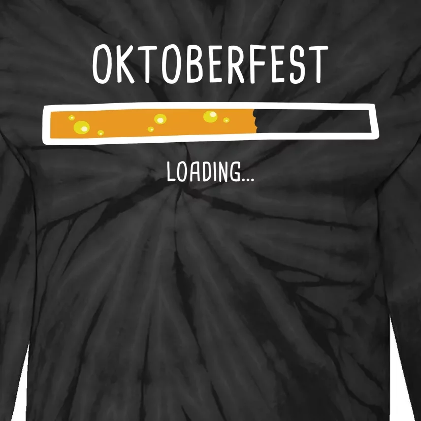 Oktoberfest Beer Loading Tie-Dye Long Sleeve Shirt