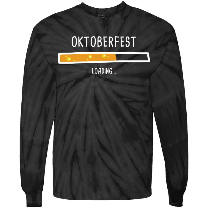 Oktoberfest Beer Loading Tie-Dye Long Sleeve Shirt