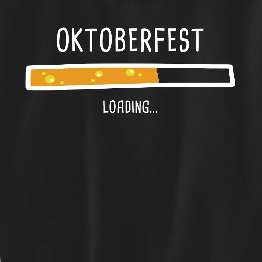 Oktoberfest Beer Loading Kids Sweatshirt