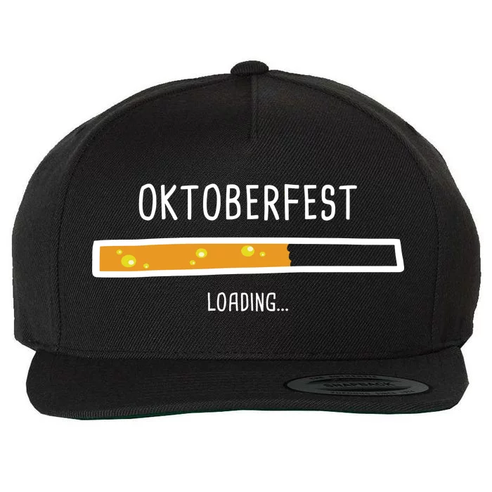 Oktoberfest Beer Loading Wool Snapback Cap