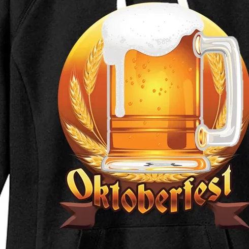 Oktoberfest Beer Logo Women's Fleece Hoodie