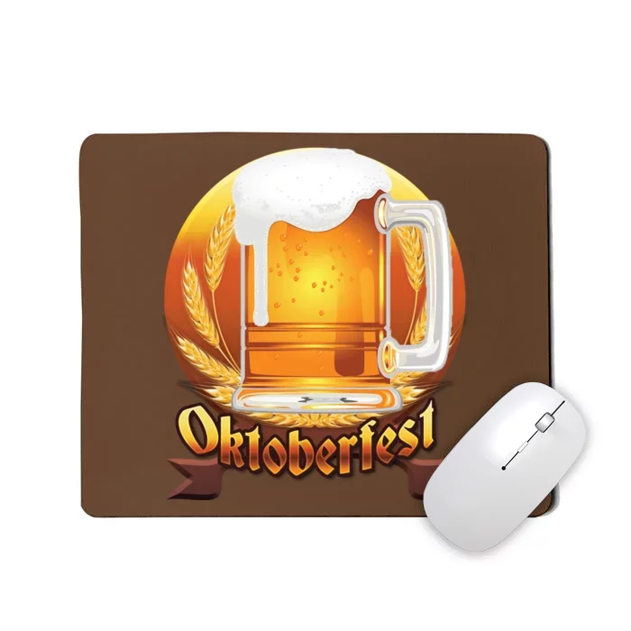 Oktoberfest Beer Logo Mousepad