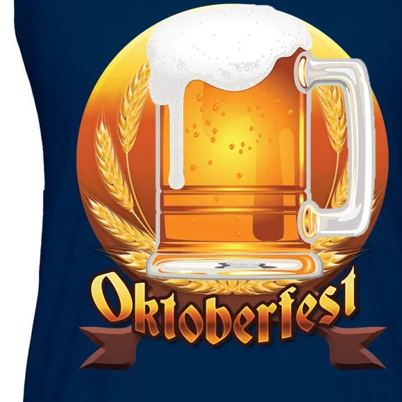 Oktoberfest Beer Logo Ladies Essential Flowy Tank