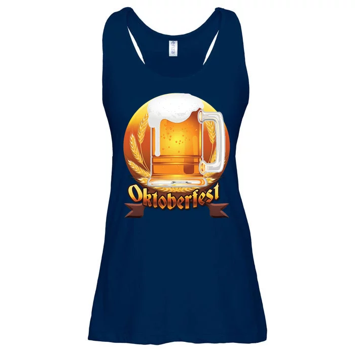 Oktoberfest Beer Logo Ladies Essential Flowy Tank