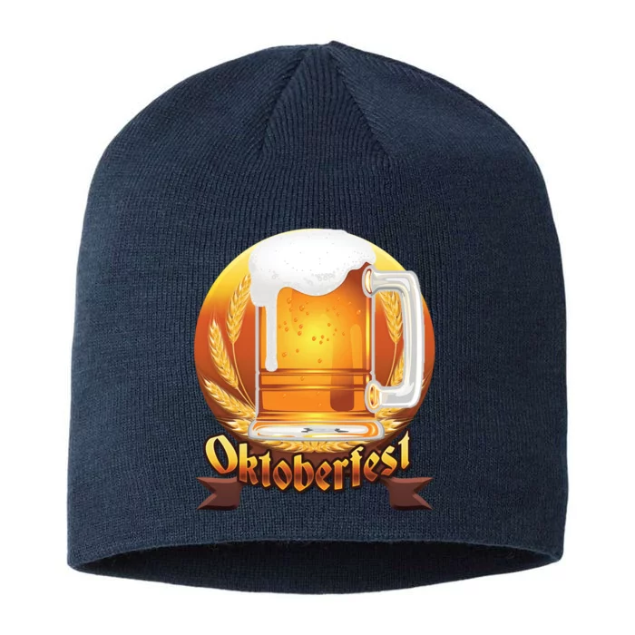 Oktoberfest Beer Logo 8 1/2in Sustainable Knit Beanie