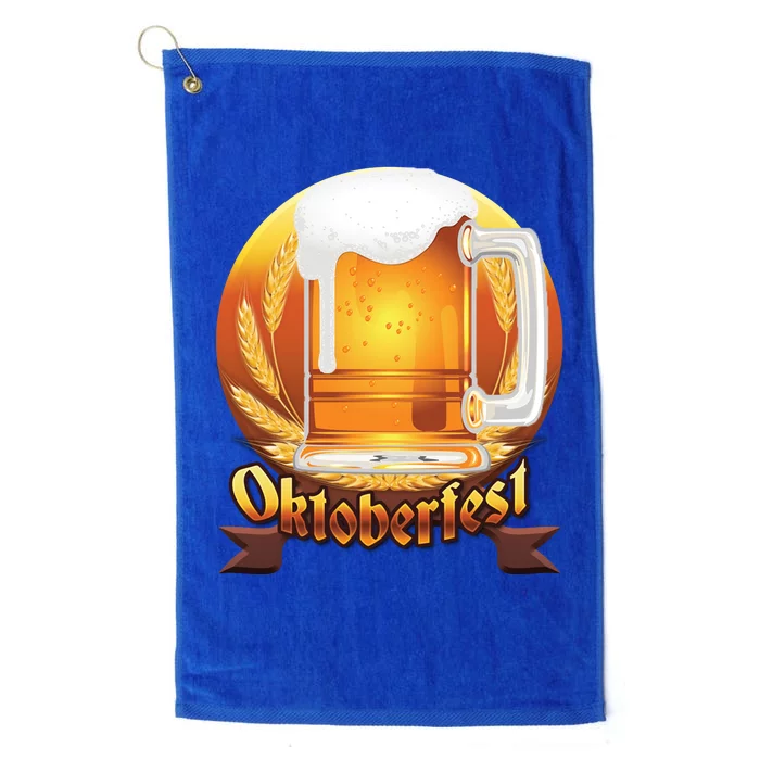 Oktoberfest Beer Logo Platinum Collection Golf Towel