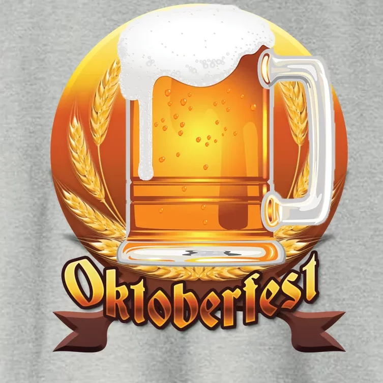 Oktoberfest Beer Logo Women's Crop Top Tee