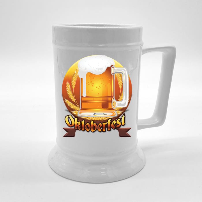 Oktoberfest Beer Logo Front & Back Beer Stein