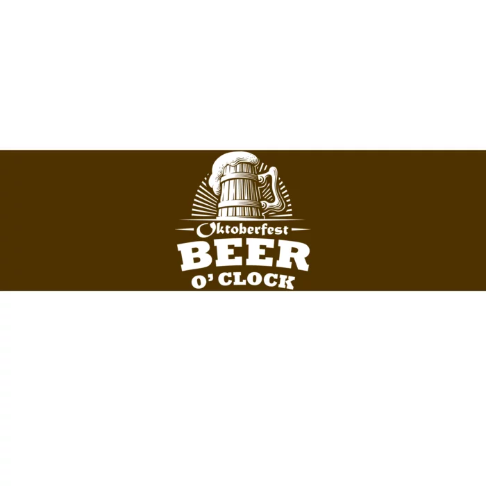 Oktoberfest Beer O'Clock Bumper Sticker