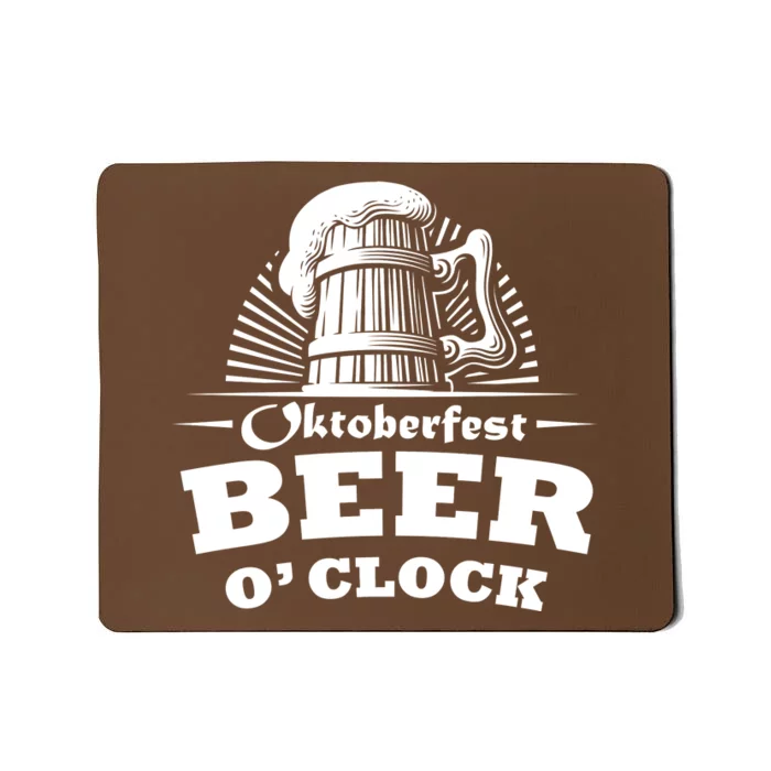 Oktoberfest Beer O'Clock Mousepad