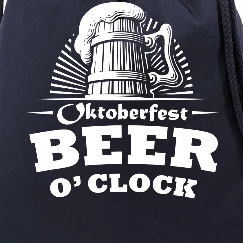 Oktoberfest Beer O'Clock Drawstring Bag