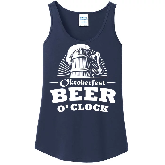 Oktoberfest Beer O'Clock Ladies Essential Tank