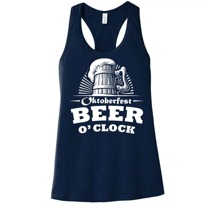 Oktoberfest Beer O'Clock Women's Racerback Tank