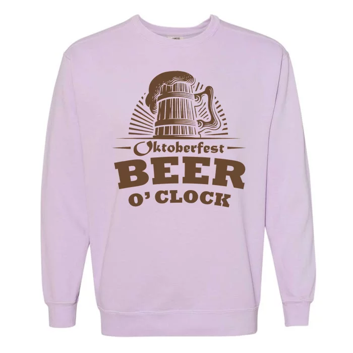 Oktoberfest Beer O'Clock Garment-Dyed Sweatshirt