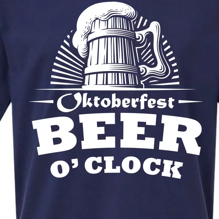 Oktoberfest Beer O'Clock Sueded Cloud Jersey T-Shirt