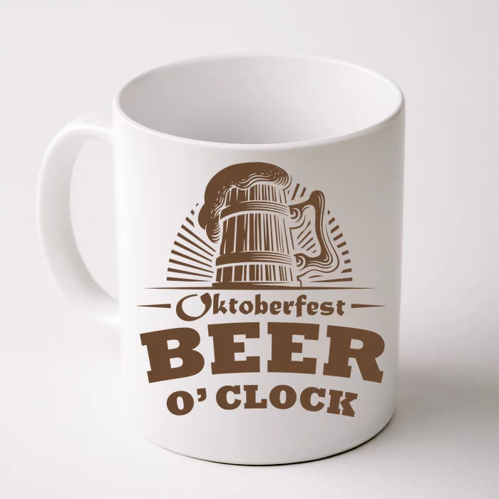 Oktoberfest Beer O'Clock Front & Back Coffee Mug