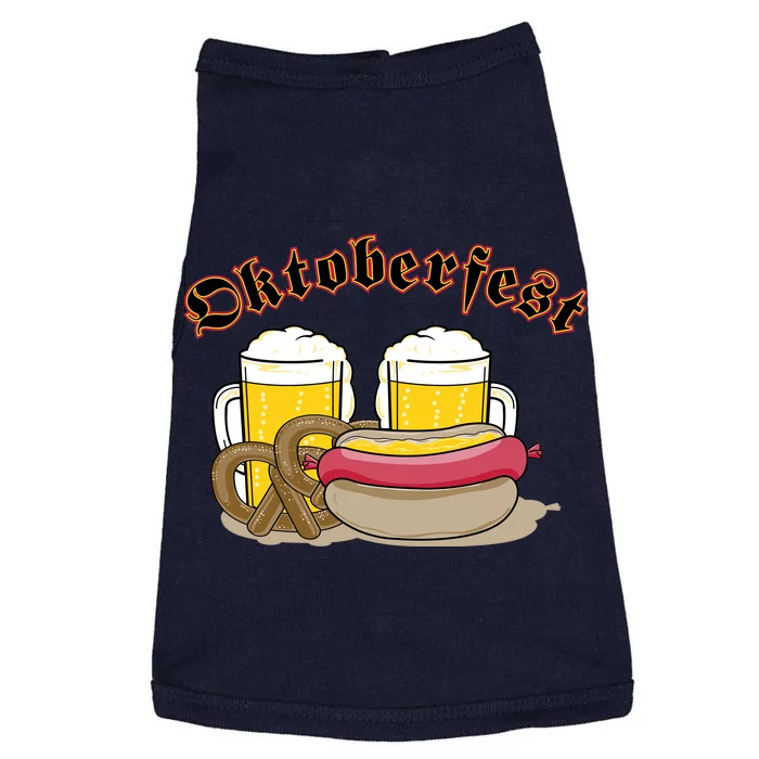 Oktoberfest Beer Pretzel Hot Dog Doggie Tank