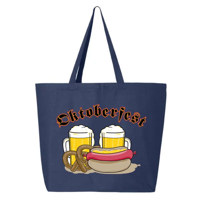 Oktoberfest Beer Pretzel Hot Dog 25L Jumbo Tote