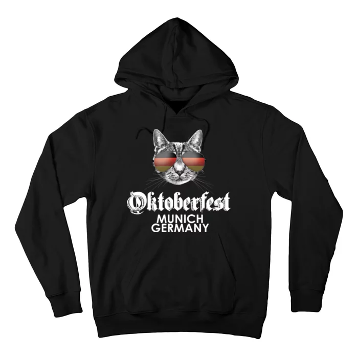 Oktoberfest Cat Munich Germany Hoodie