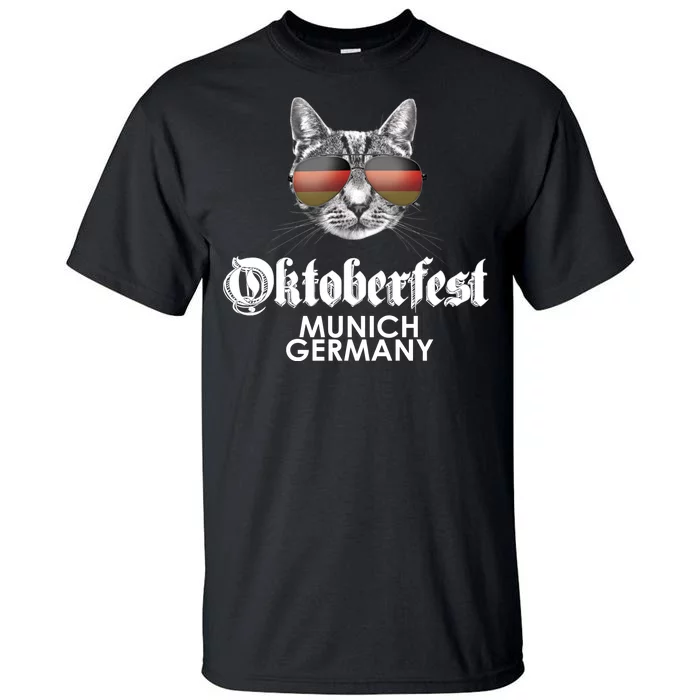 Oktoberfest Cat Munich Germany Tall T-Shirt