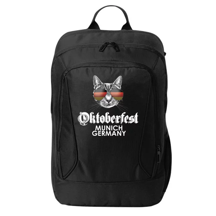 Oktoberfest Cat Munich Germany City Backpack