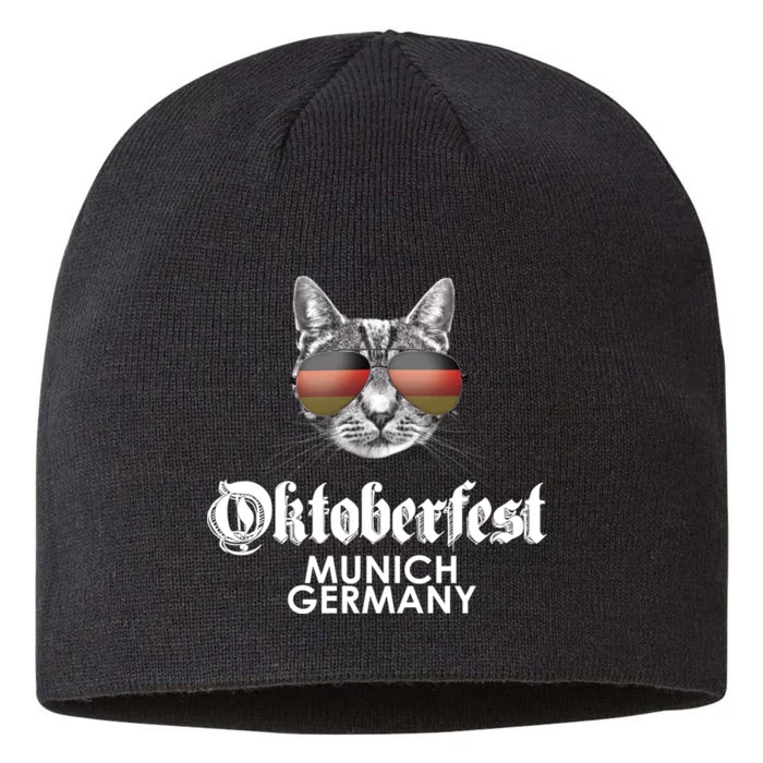 Oktoberfest Cat Munich Germany 8 1/2in Sustainable Knit Beanie