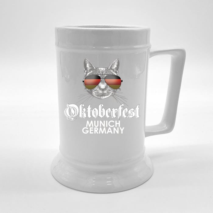 Oktoberfest Cat Munich Germany Front & Back Beer Stein