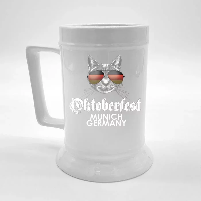 Oktoberfest Cat Munich Germany Front & Back Beer Stein