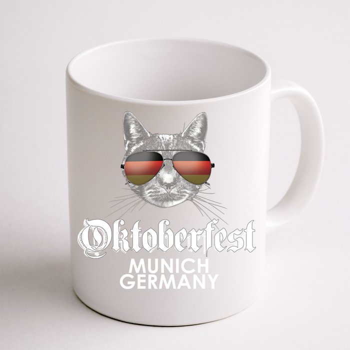 Oktoberfest Cat Munich Germany Front & Back Coffee Mug