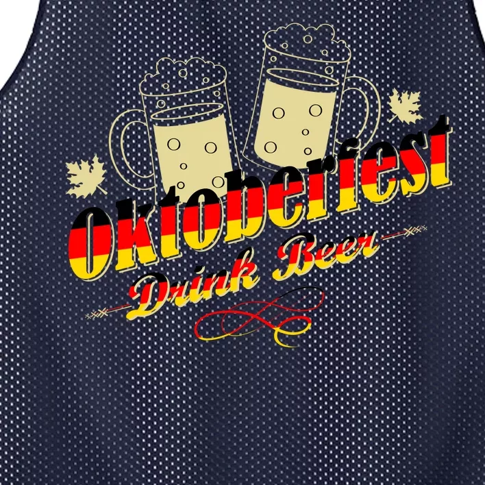 Oktoberfest Drink Beer Pitcher Germany Mesh Reversible Basketball Jersey Tank