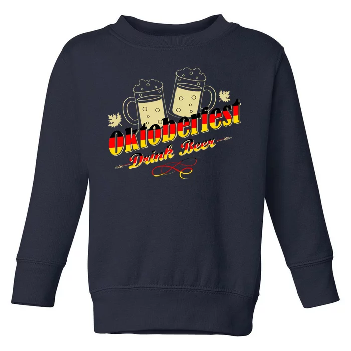 Oktoberfest Drink Beer Pitcher Germany Toddler Sweatshirt